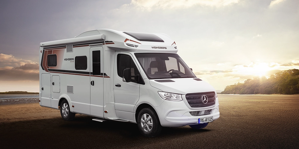 wohnmobil sonnenuntergang