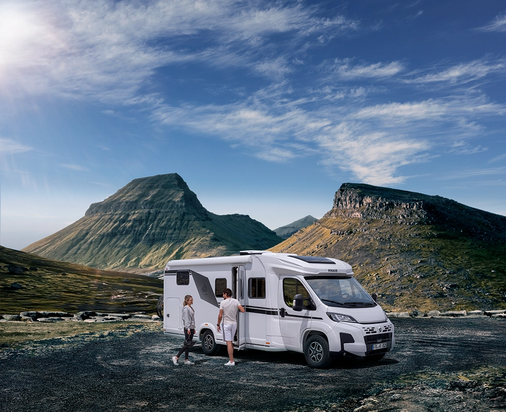 wohnmobil im gebirge